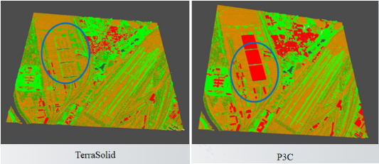 激光點云數(shù)據(jù)處理軟件P3C與其他軟件對比